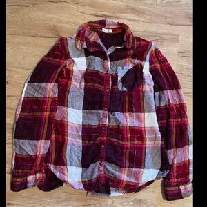 Maurices plaid button up